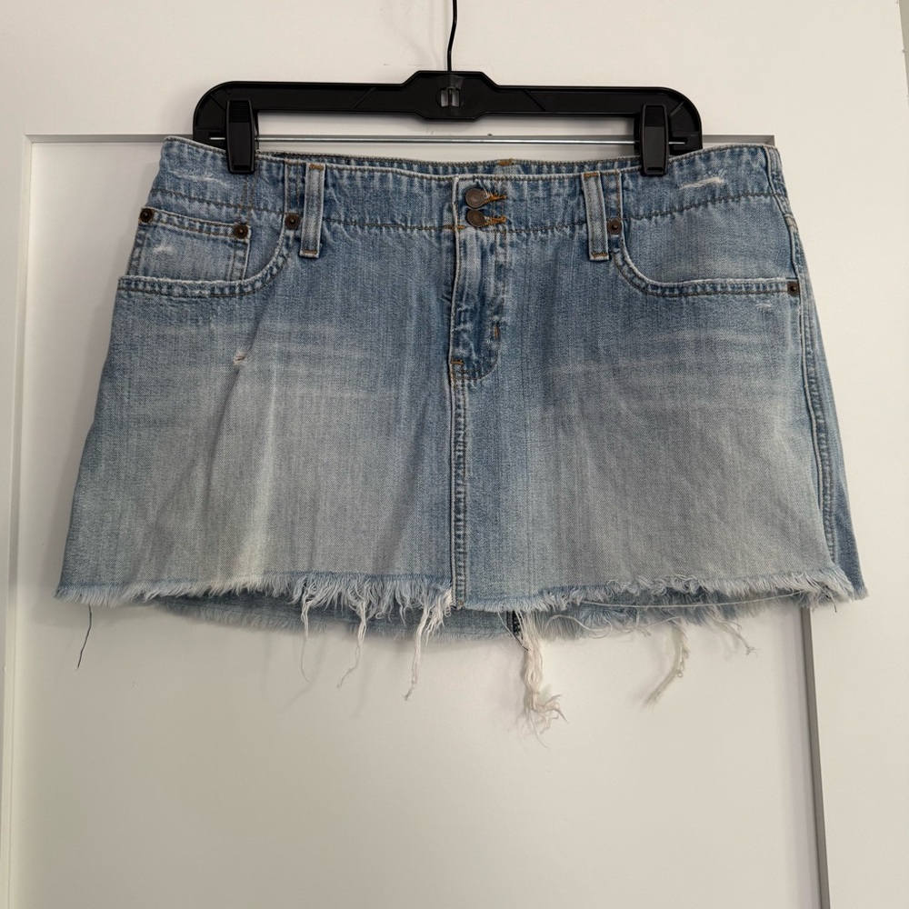 Denim Mini Skirt